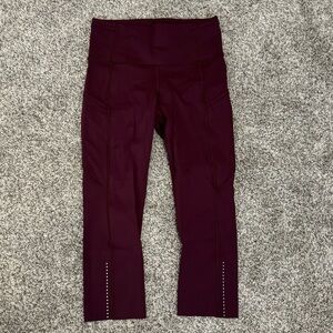 Lululemon Fast & Free Crop II (Nulux 19”)